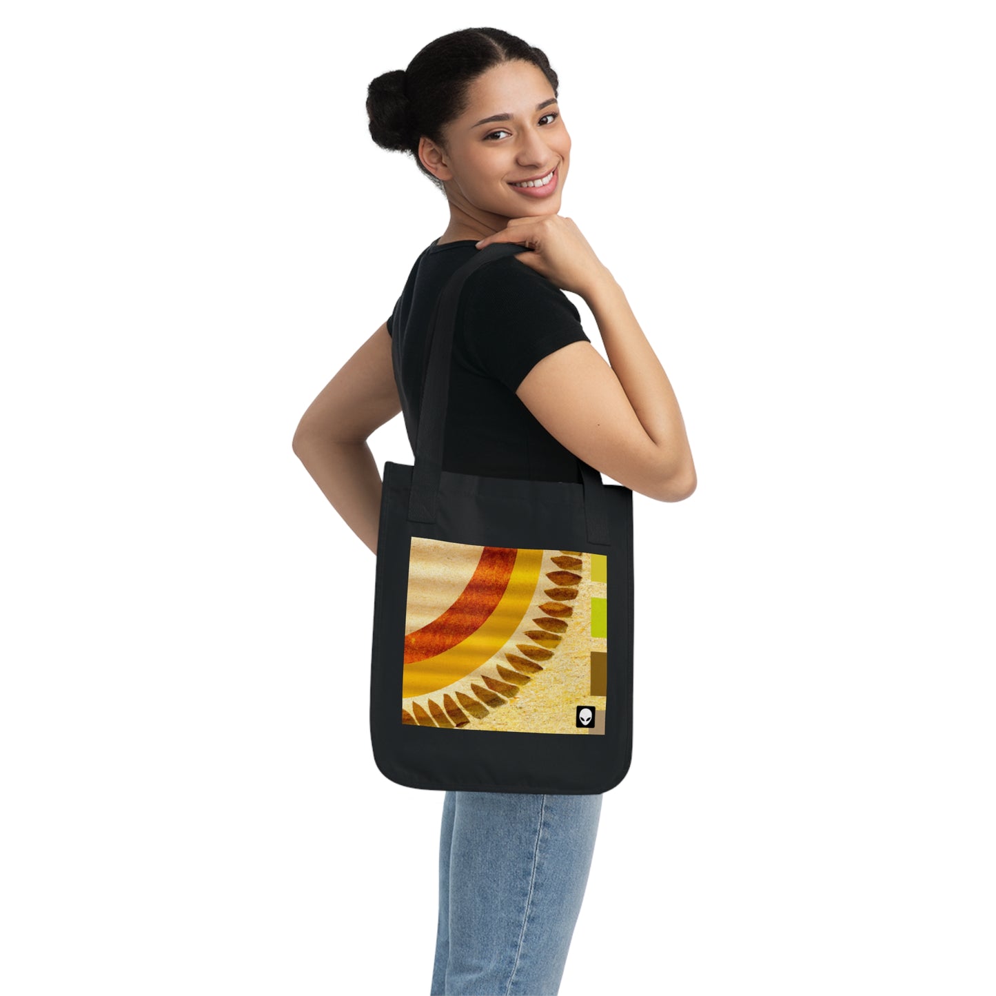 "A Natural Mosaic: Shapes and Colors from the Earth" - The Alien Eco-friendly Tote Bag