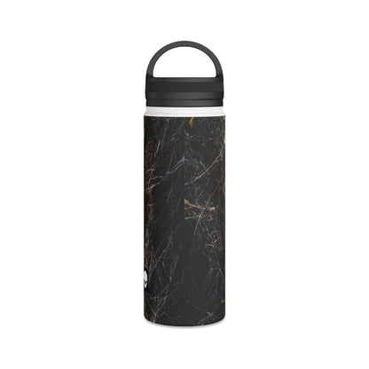 "A Glimpse of Nature's Glory" - The Alien Stainless Steel Water Bottle, Handle Lid