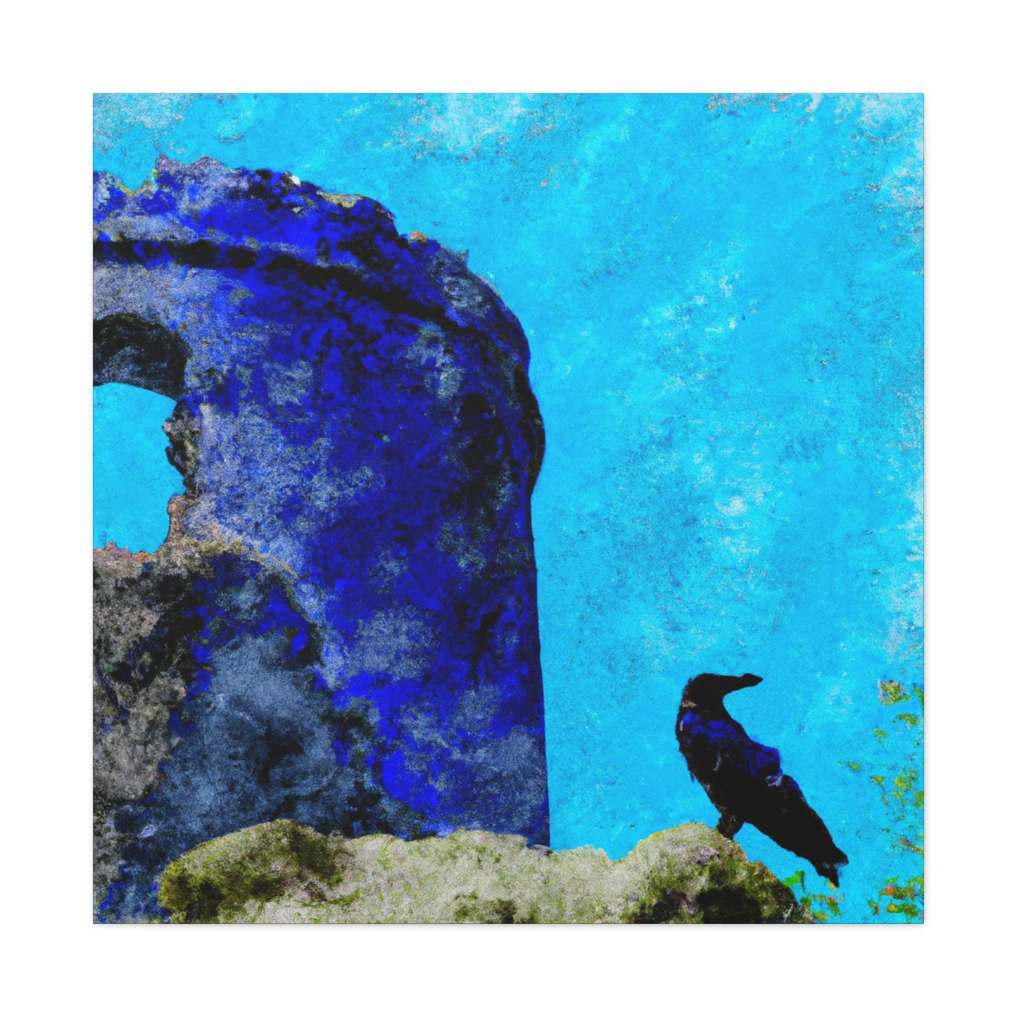 "Crow's Perch on a Waning Tower" - The Alien Canva