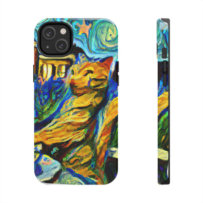 "Un gato entre las hojas de té celestiales" - The Alien Tough Phone Cases