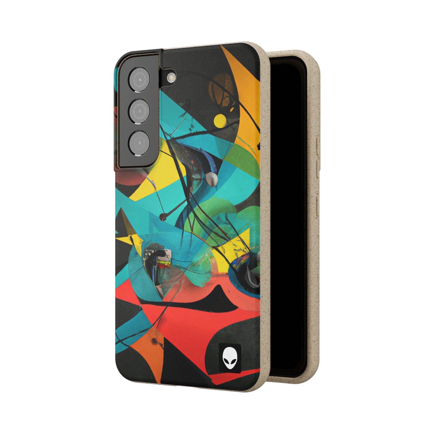 "Illusionary Perspective: A Colorful Dance of Light" - The Alien Eco-friendly Cases