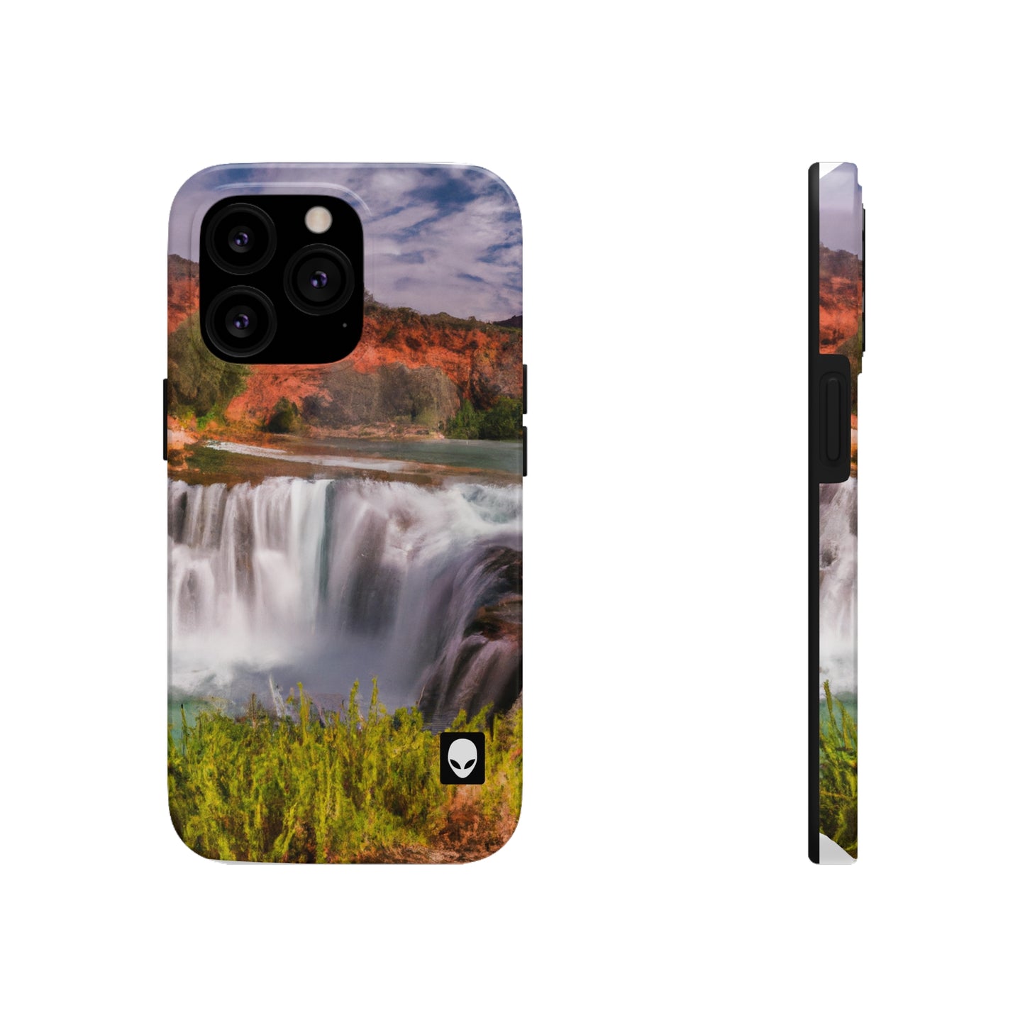 "Capturando la belleza de la naturaleza: creando un paisaje icónico en un arte vibrante" - The Alien Tough Phone Cases