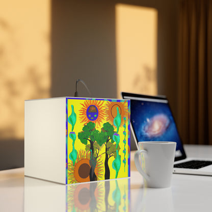 "Collision of Nature's Beauty" - The Alien Light Cube Lamp