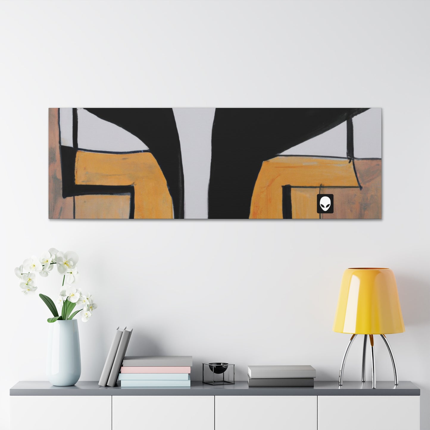 "Exploring Balance and Pattern in Abstract Art" - The Alien Canva