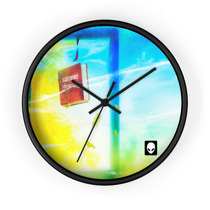 "Exploring My World through Art: Capturing the Memories of Places Visited" - The Alien Wall Clock