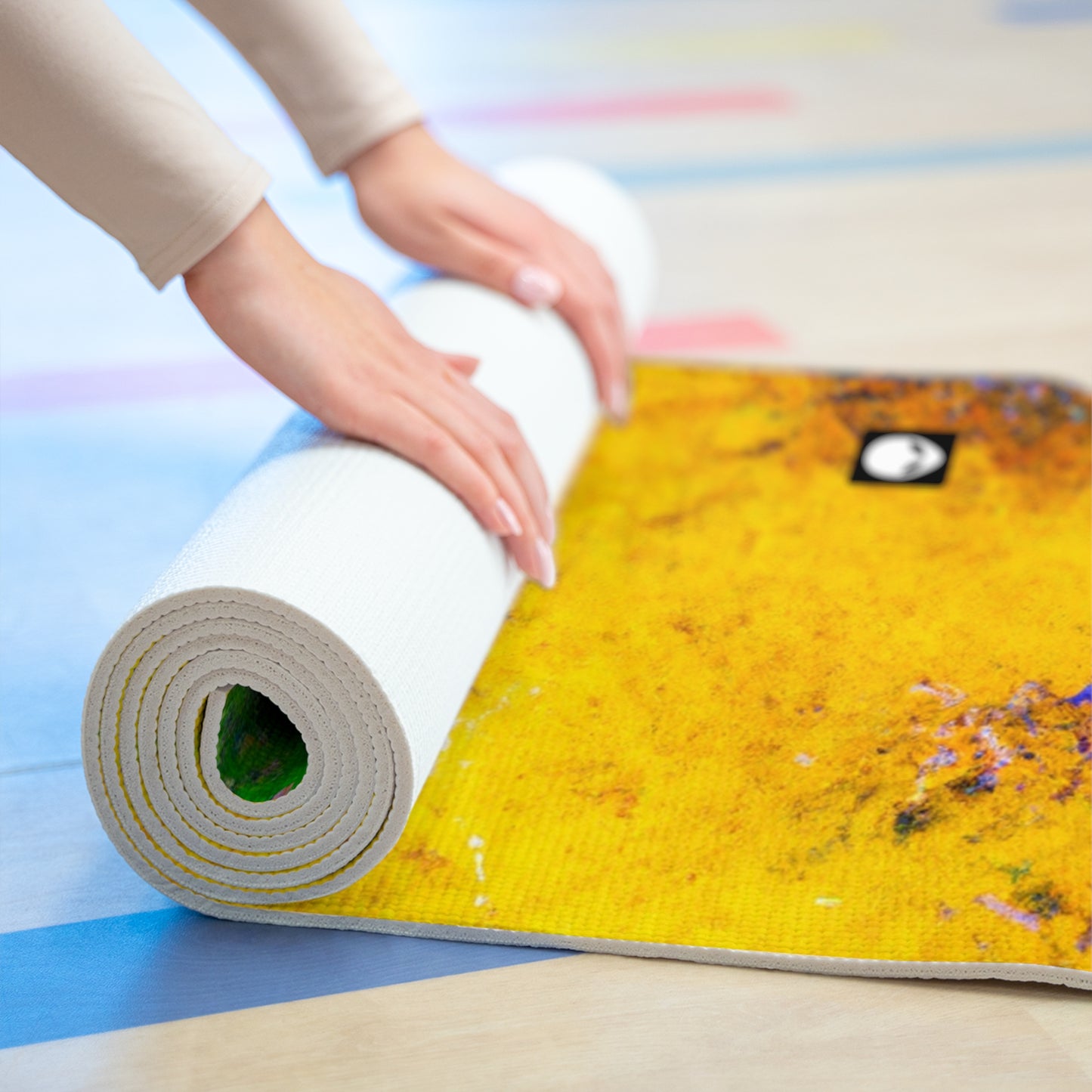 "Exploring Colorful Textures" - The Alien Yoga Mat