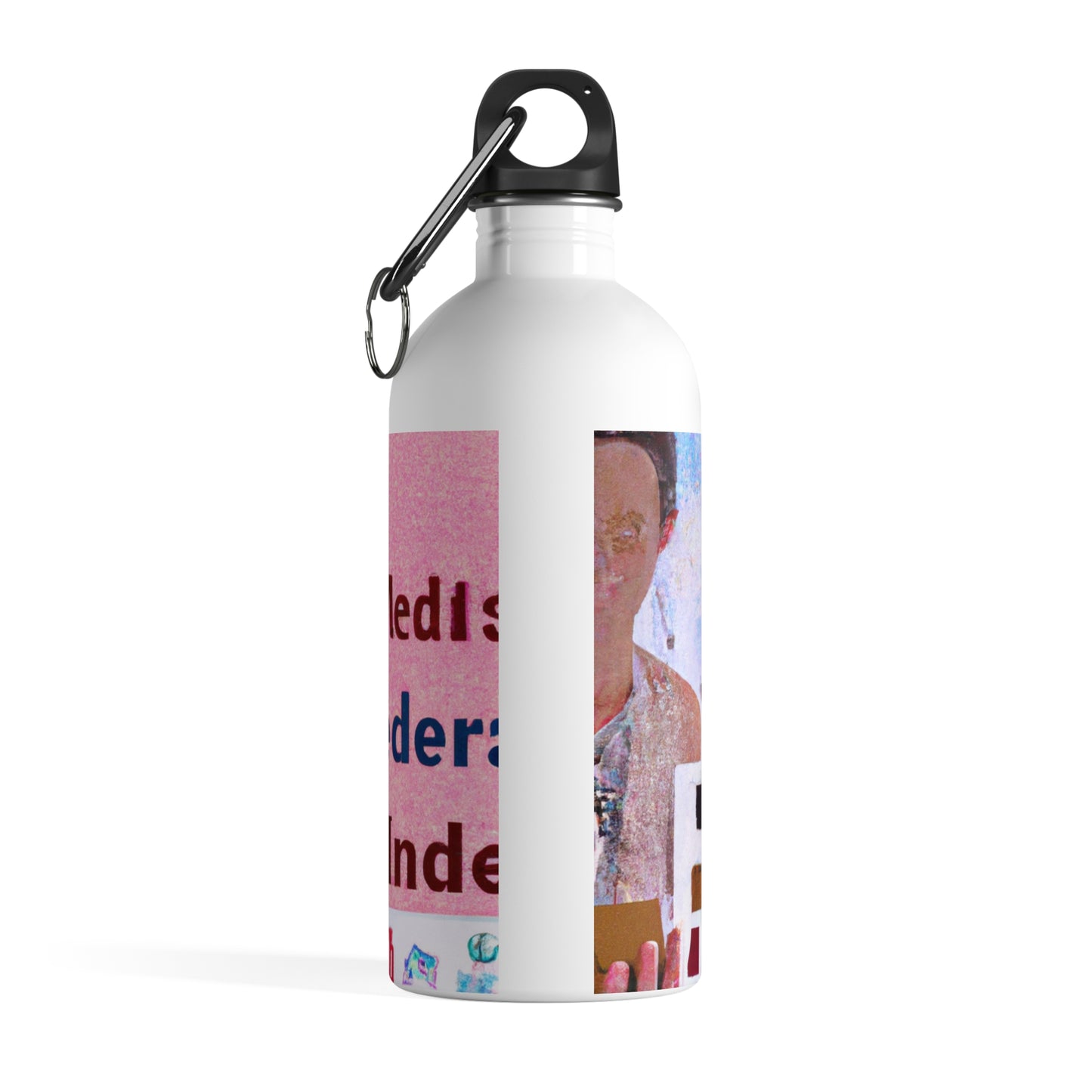 "Building an Online Identity: A Social Media Collage" - The Alien Stainless Steel Water Bottle