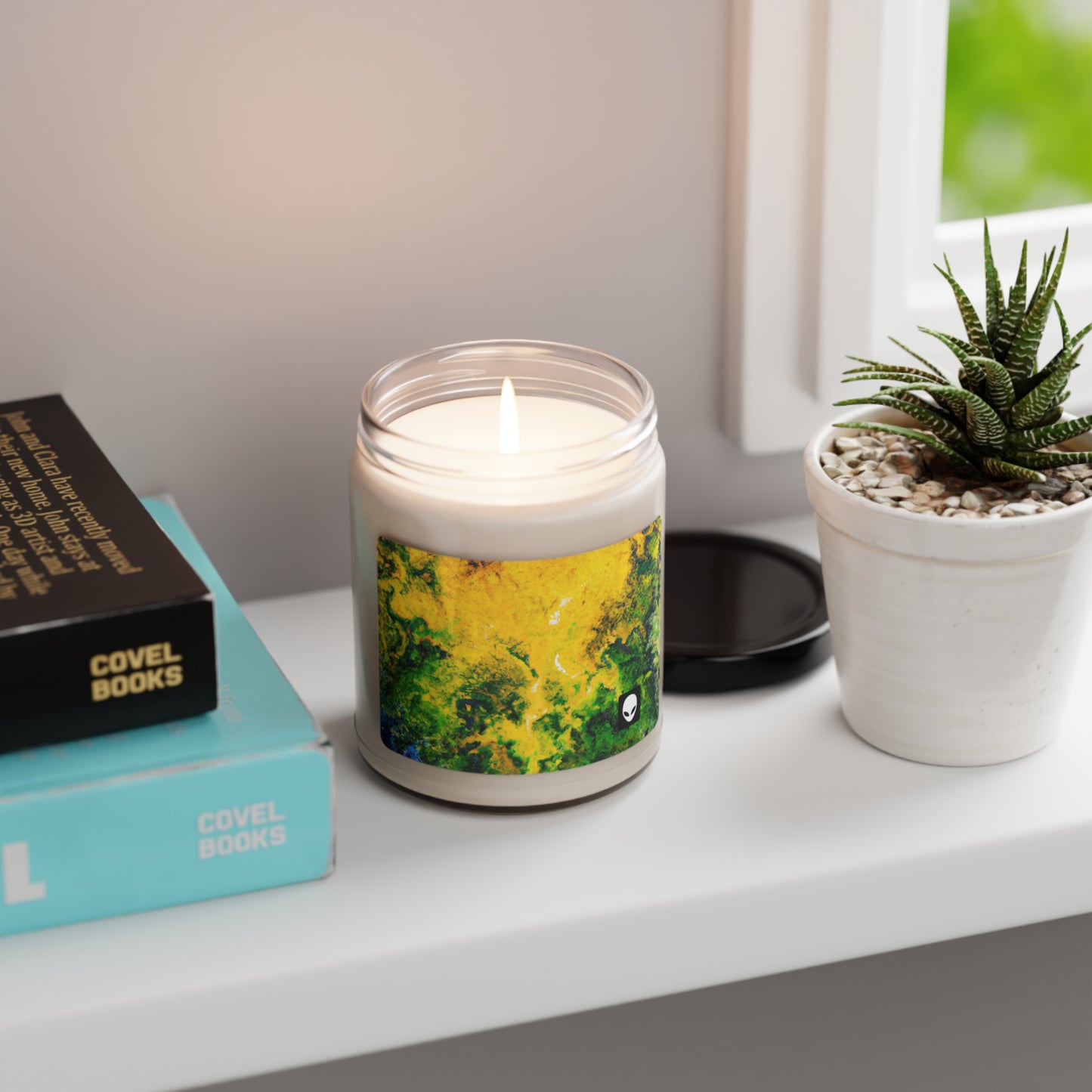 "Exploring Colorful Textures" - The Alien Eco-friendly Soy Candle