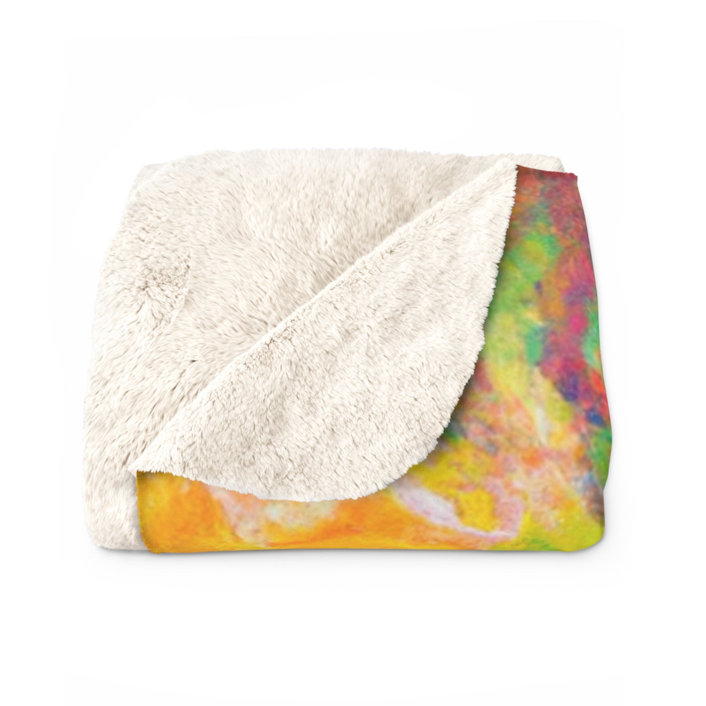 "A Lazy Summer's Day: An Abstract Ode" - The Alien Sherpa Fleece Blanket