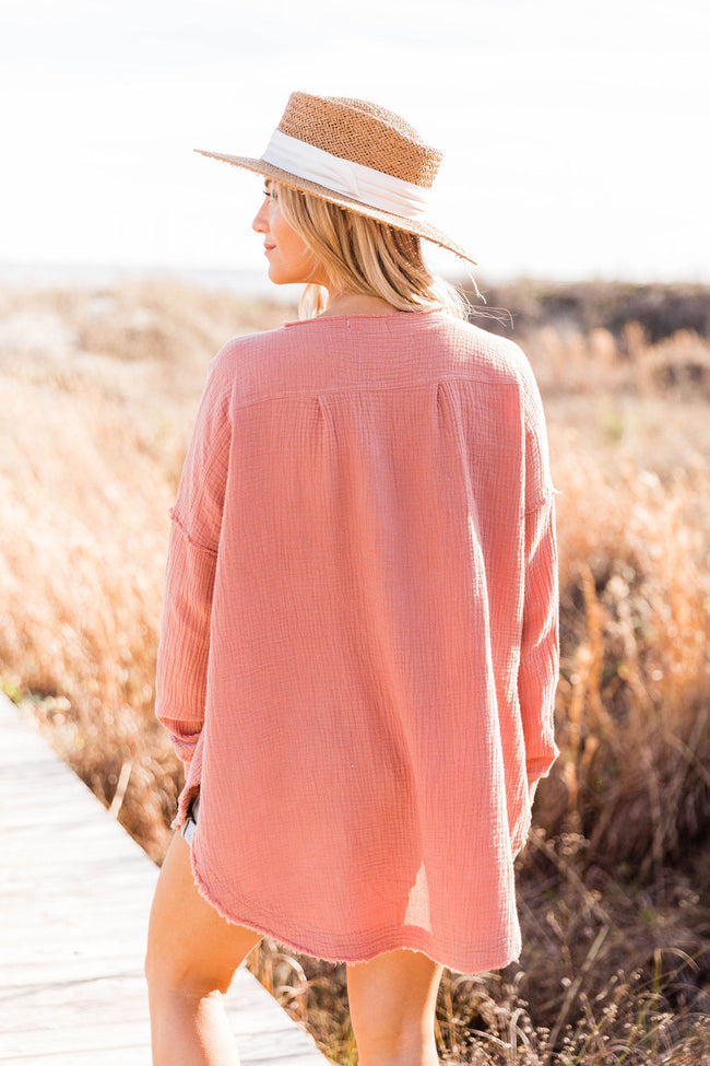 Ropa de mujer Camisa de primavera y otoño Camisa de color liso con cuello redondo y manga larga