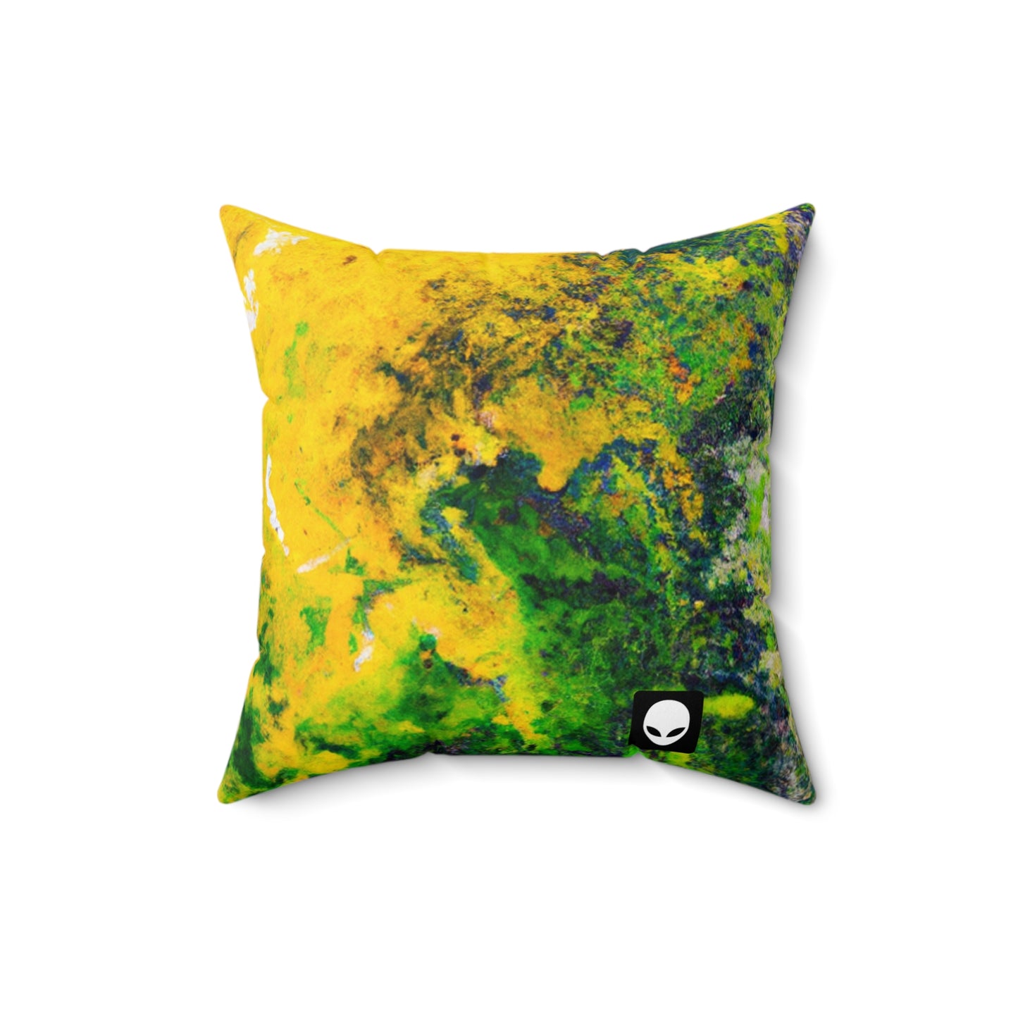 "Explorando texturas coloridas" - The Alien Square Pillow