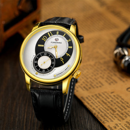 Reloj mecánico automático informal de moda para hombre