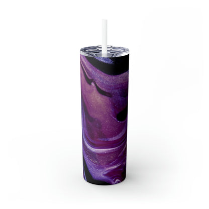 Palette Possibilities - The Alien Maars® Skinny Tumbler with Straw 20oz