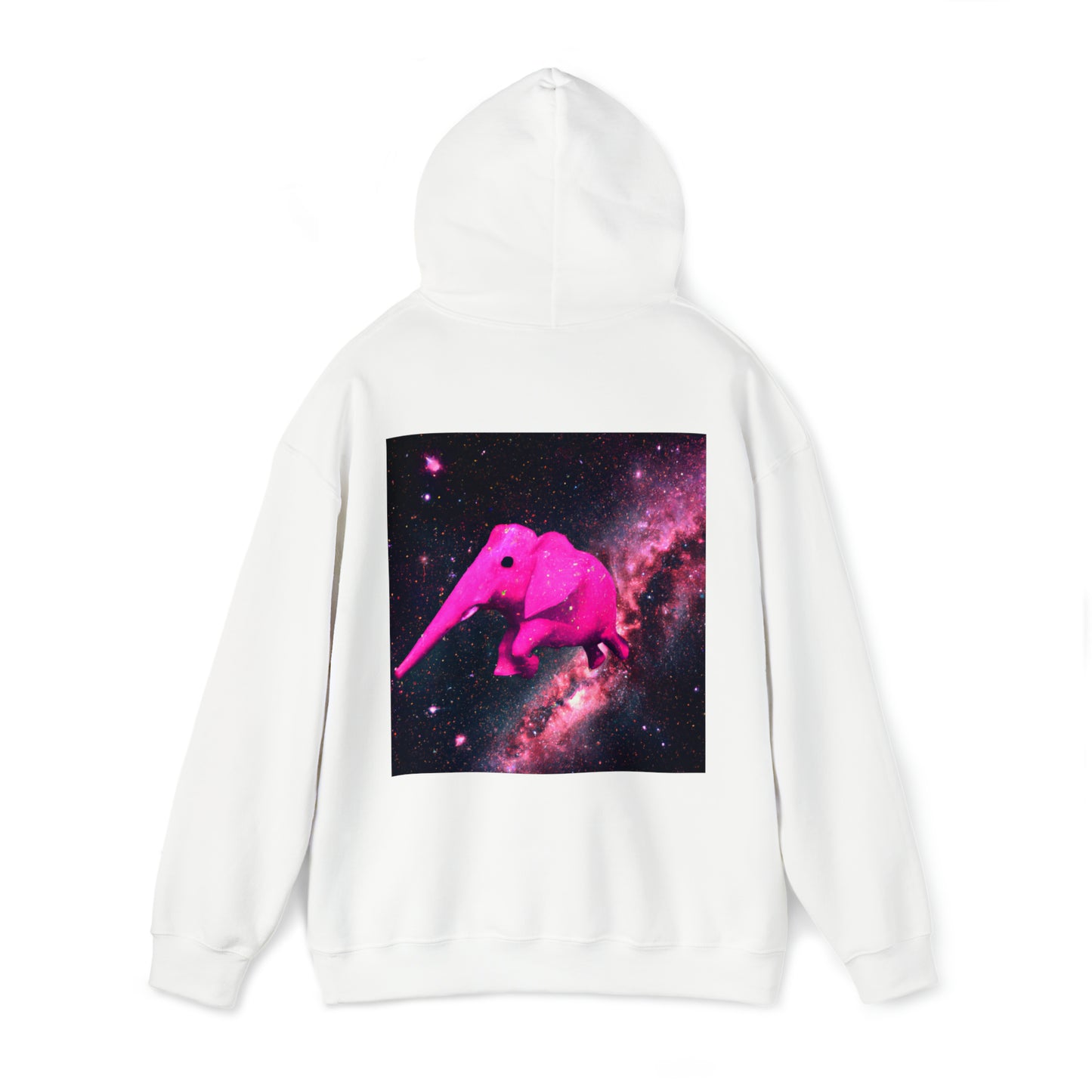 "Majestic Pinkelephant Exploration" - The Alien Unisex Hoodie