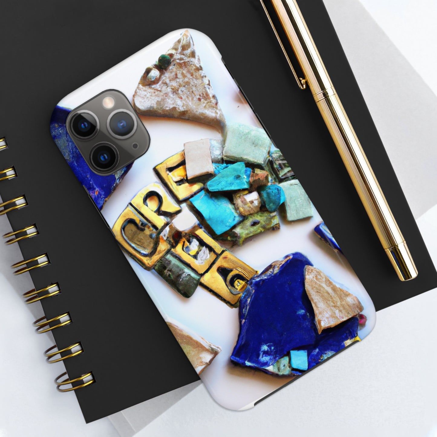 "Un mosaico de resiliencia: una exploración creativa de la fuerza y ​​la resistencia" - The Alien Tough Phone Cases