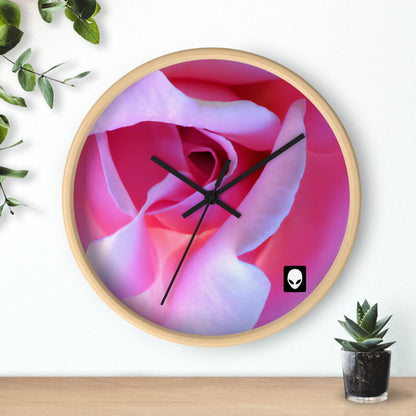 "Blissful Blooms: The Delicate Beauty of Nature" - The Alien Wall Clock