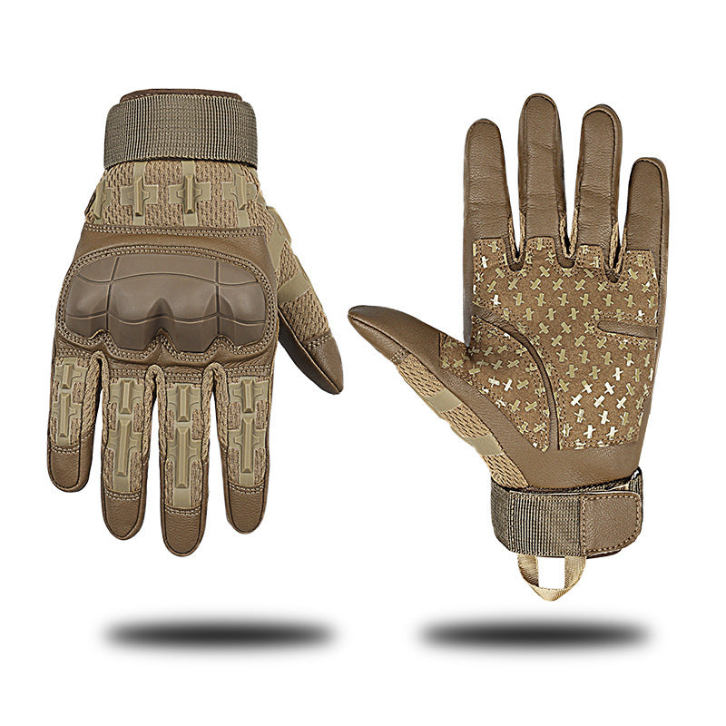 Outdoor Bergsteigen Anti-Rutsch-Motorrad-Vollfinger-Handschuhe Touchscreen