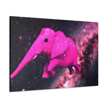 "Exploración majestuosa del elefante rosa" - The Alien Canva