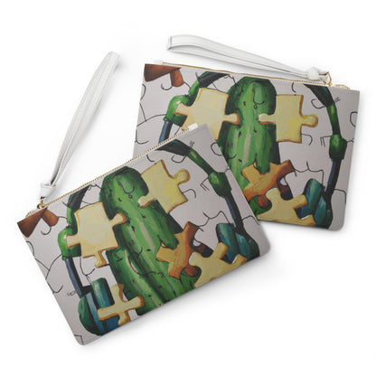 "Cactified Puzzle Time" - The Alien Clutch Bag