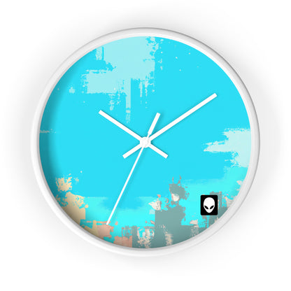 "A Breezy Skyscape: A Combination of Tradition and Modernity" - The Alien Wall Clock