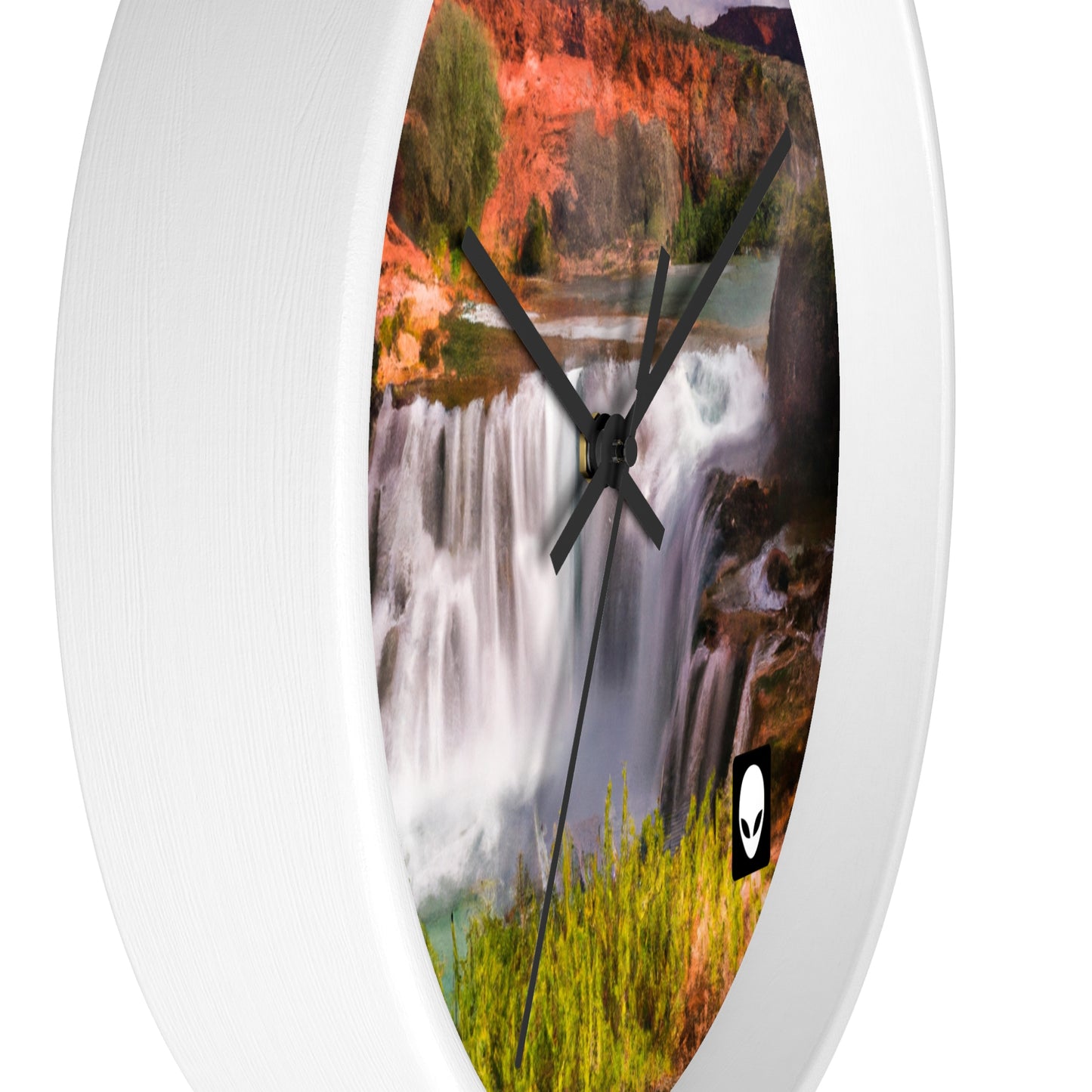 "Capturing Nature's Beauty: Crafting an Iconic Landscape in Vibrant Art" - The Alien Wall Clock