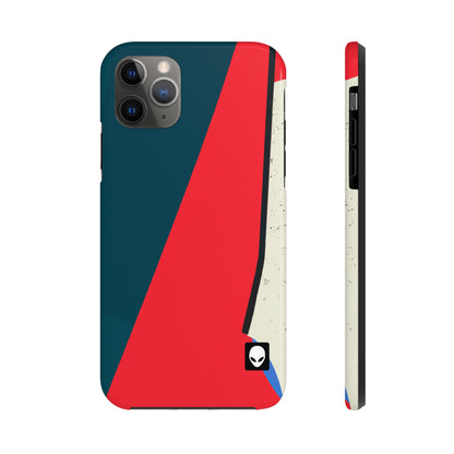 "Abstract Expressionism: Exploring Lines and Shapes" - The Alien Tough Phone Cases