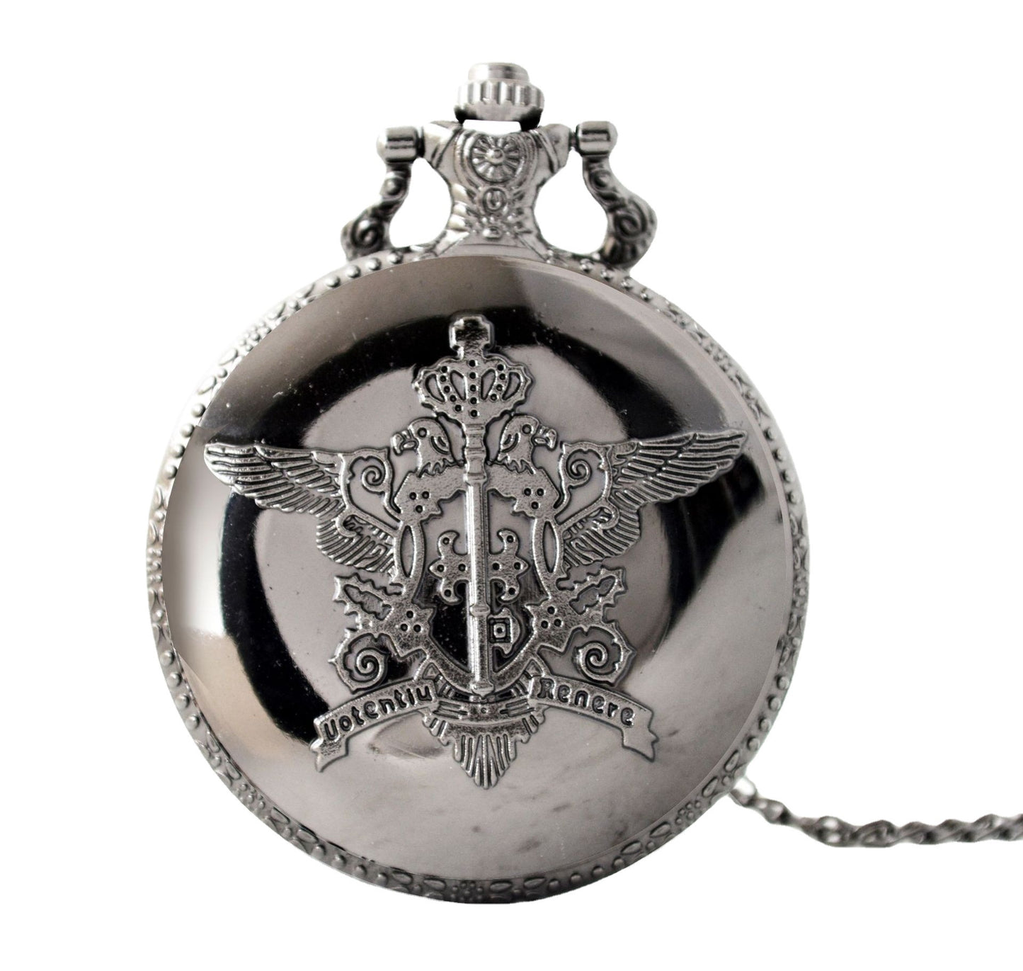 Pocket Watch Flip Vintage Pocket Watch Unisex Student Quartz Watch