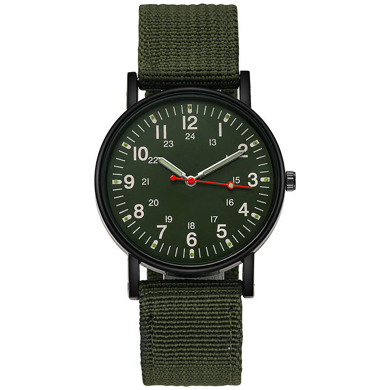 Reloj para hombre Cinturón tejido de nailon Casual Spor