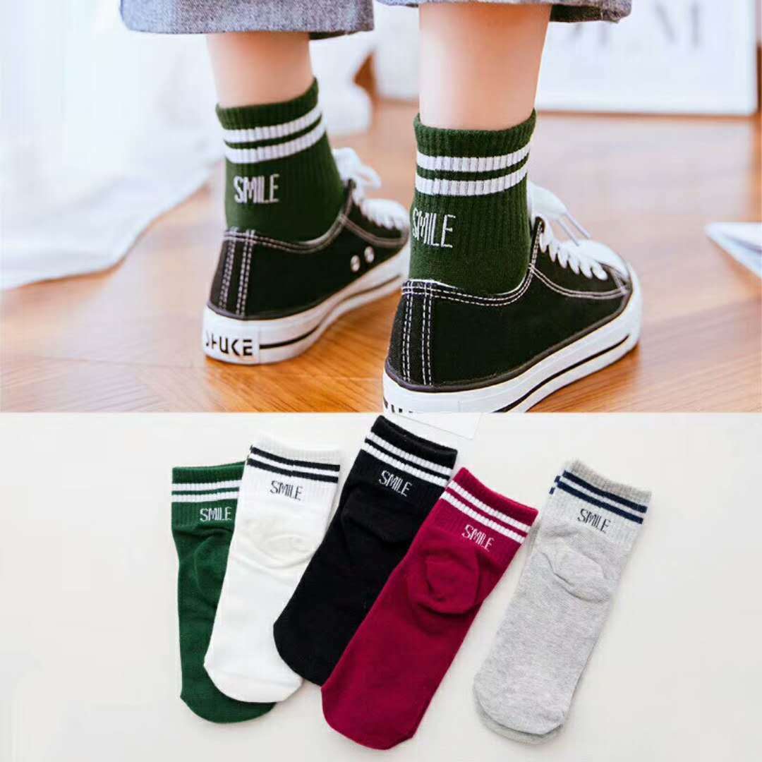 Men's And Women's Thin Mid-tube Socks