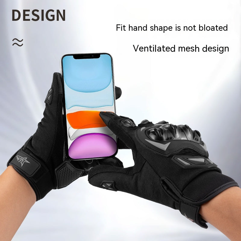 Men's And Women's Fashionable Outdoor Touch Screen Sunscreen Gloves