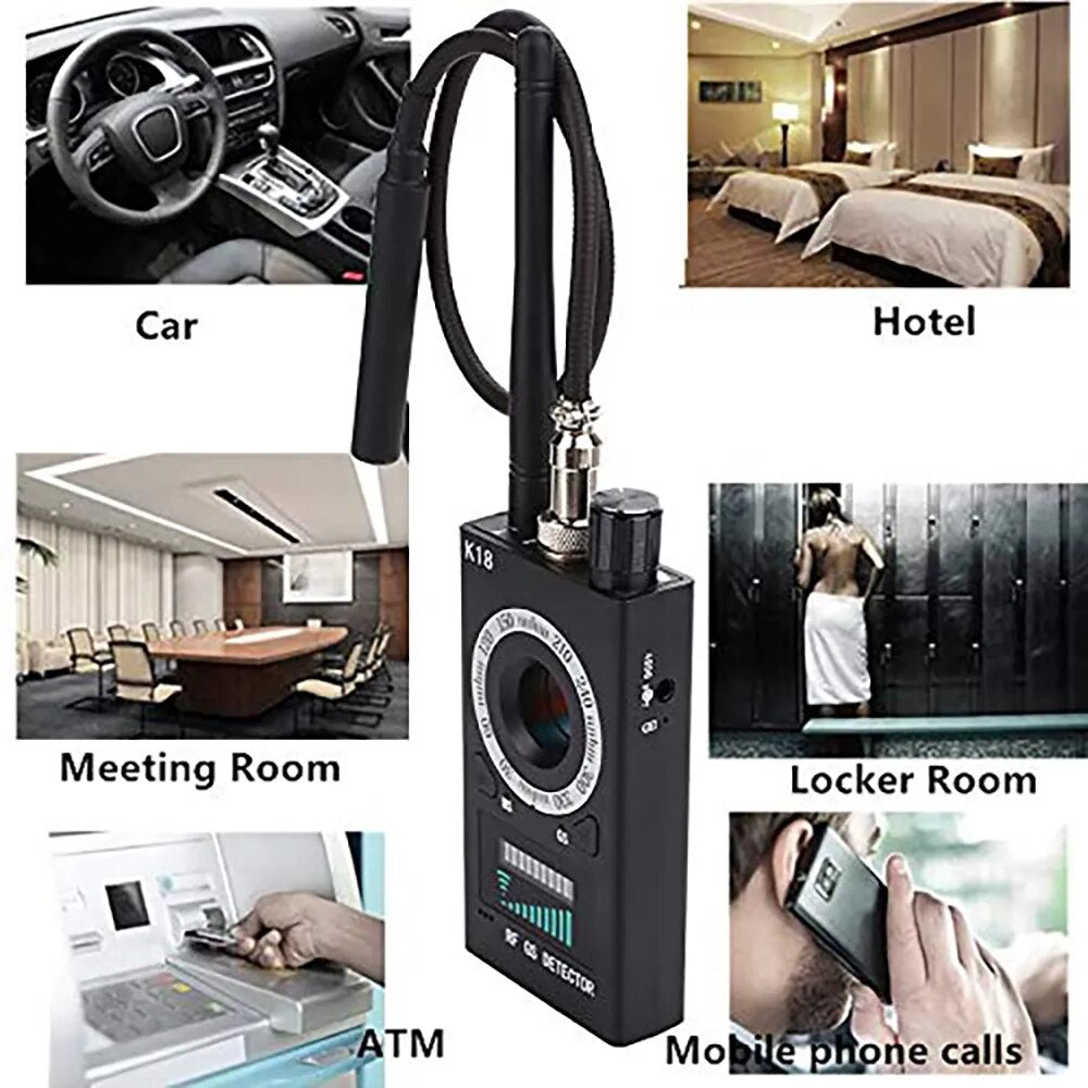 PEGATAH Anti Candid Detector Camera Bug Gadgets Wiretapping Finder GPS Signal lens RF Tracker Detect Multi-function Anti Camera