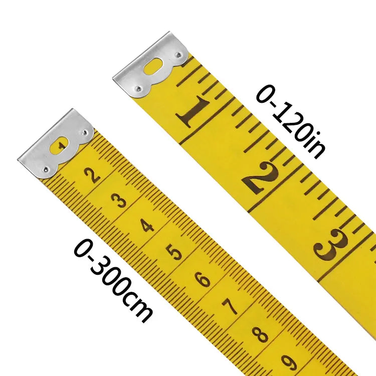 Soft 3m 300cm sewing tailor's tape body measuring ruler tailor's soft tape measuring tape