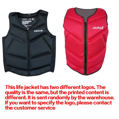 Neoprene life jacket the fishing vest water jacket sport adult children life vest clothes swim skating ski rescue boats drifting