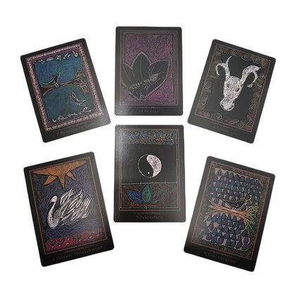 Baraja de cartas de Tarot de adivinación curativa chamánica, juego del destino, 44 ​​hojas, entretenimiento, fiesta de amigos, juego de mesa