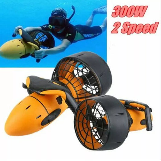 Scooter submarino 300/500W, hélice de agua de dos velocidades, piscina eléctrica para océano y piscina, equipo deportivo impermeable