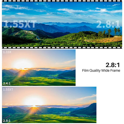 Ulanzi 1.55XT Anamorphic Lens für iPhone 13 12 Mini Pro Max 11 1.55X Wide Screen Video Widescreen Slr Movie Videomaker Filmemacher