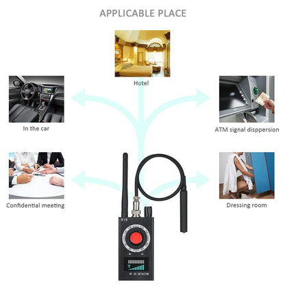 PEGATAH Anti Candid Detector Camera Bug Gadgets Wiretapping Finder GPS Signal lens RF Tracker Detect Multi-function Anti Camera