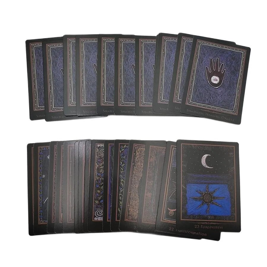 Baraja de cartas de Tarot de adivinación curativa chamánica, juego del destino, 44 ​​hojas, entretenimiento, fiesta de amigos, juego de mesa