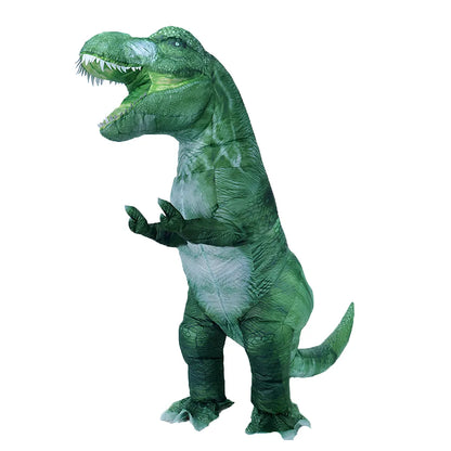 Nuevo inflable Dino t-rex Spinosaurus Pterosaur Triceratops adulto Velociraptor disfraz mascota Cosplay Halloween mujer hombre chico