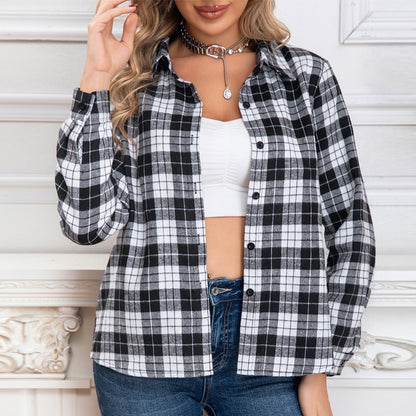 Primavera otoño mujer primavera otoño manga larga camiseta Top cuello en V rayas mujeres Top