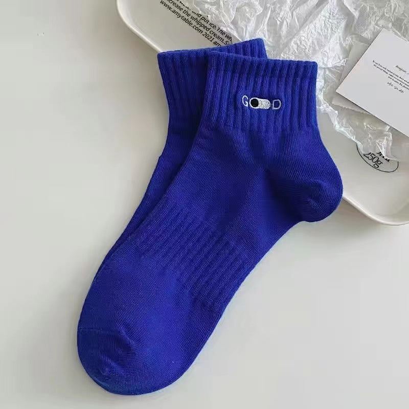 Deodorant-schweißabsorbierende Sportsocken für Herren aus reiner Baumwolle