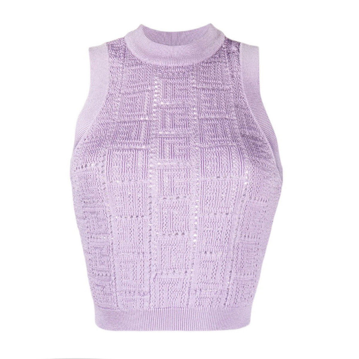 Summer Online Influencer Pop Sleeveless Short Knitwear Women All Matching Tank Top Delivery