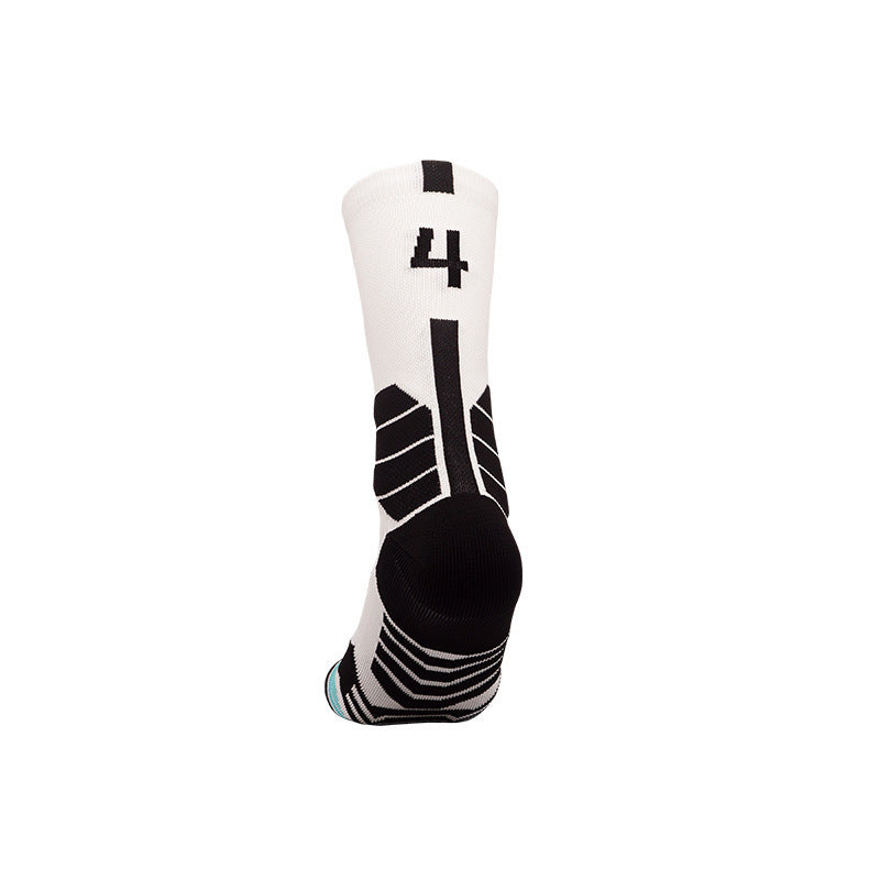 Men's Towel Bottom Thickened Mid-calf Basketball Socks