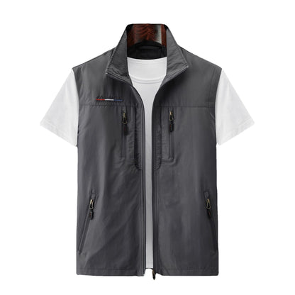 Outdoor Quick-drying Vest Multi-pocket Thin Workwear Vest