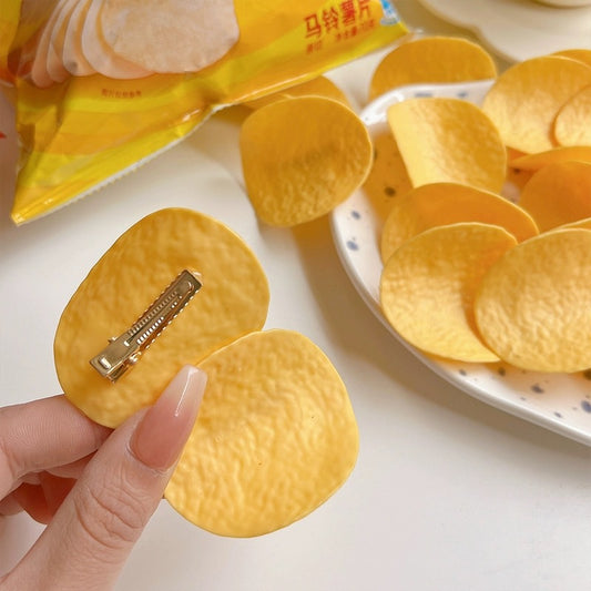 Simulation Snacks Funny Potato Chips Side Clip