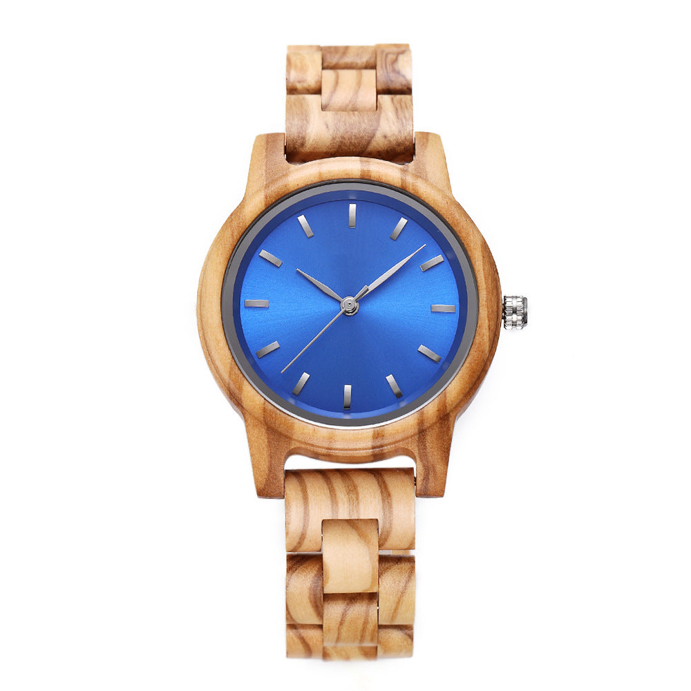 Reloj de madera ultrafino para regalos simples y de moda