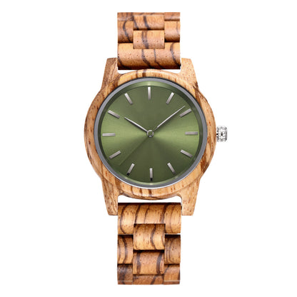 Reloj de madera ultrafino para regalos simples y de moda