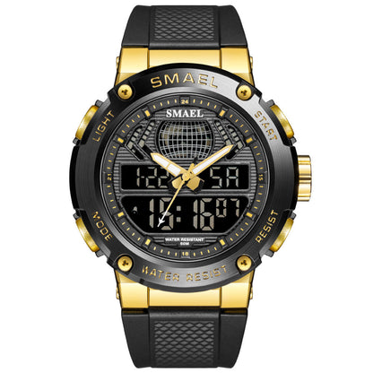 Sports And Leisure Alloy Double Display Electronic Watch