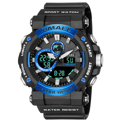 Reloj electrónico impermeable multifuncional luminoso versátil