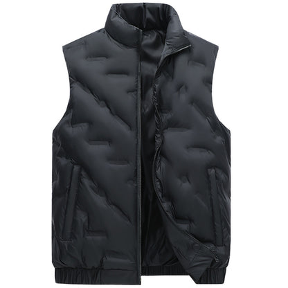 Warm Cotton Vest Male Thickening Exercise